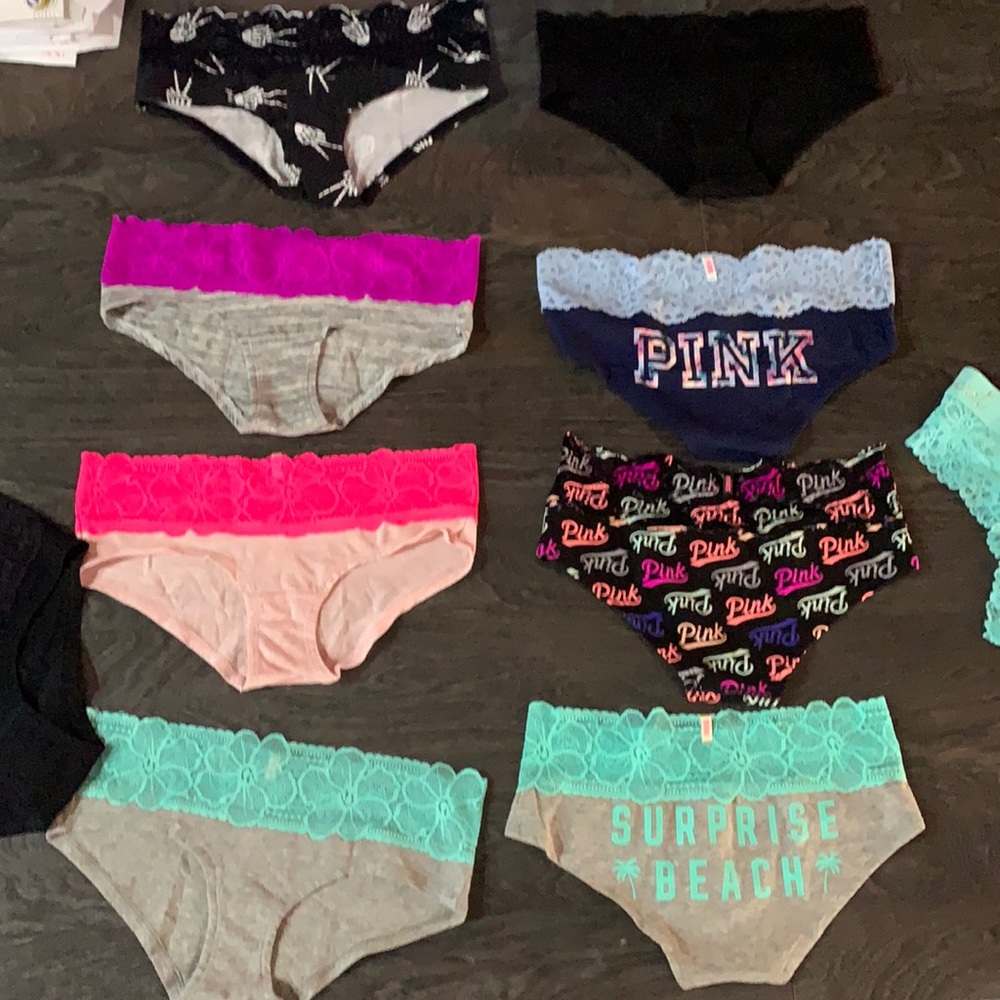 11 new with and without tags VS//Pink panties